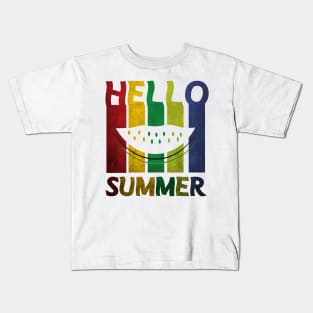 hello watermelon summer Kids T-Shirt